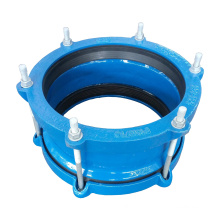 ductile Iron flexible universal coupling blue epoxy coated joint